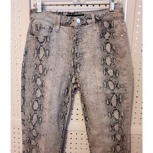 Joes The Luna Jeans Womens 29 Ankle High Rise Grunge Street Eclectic Boho Edgy